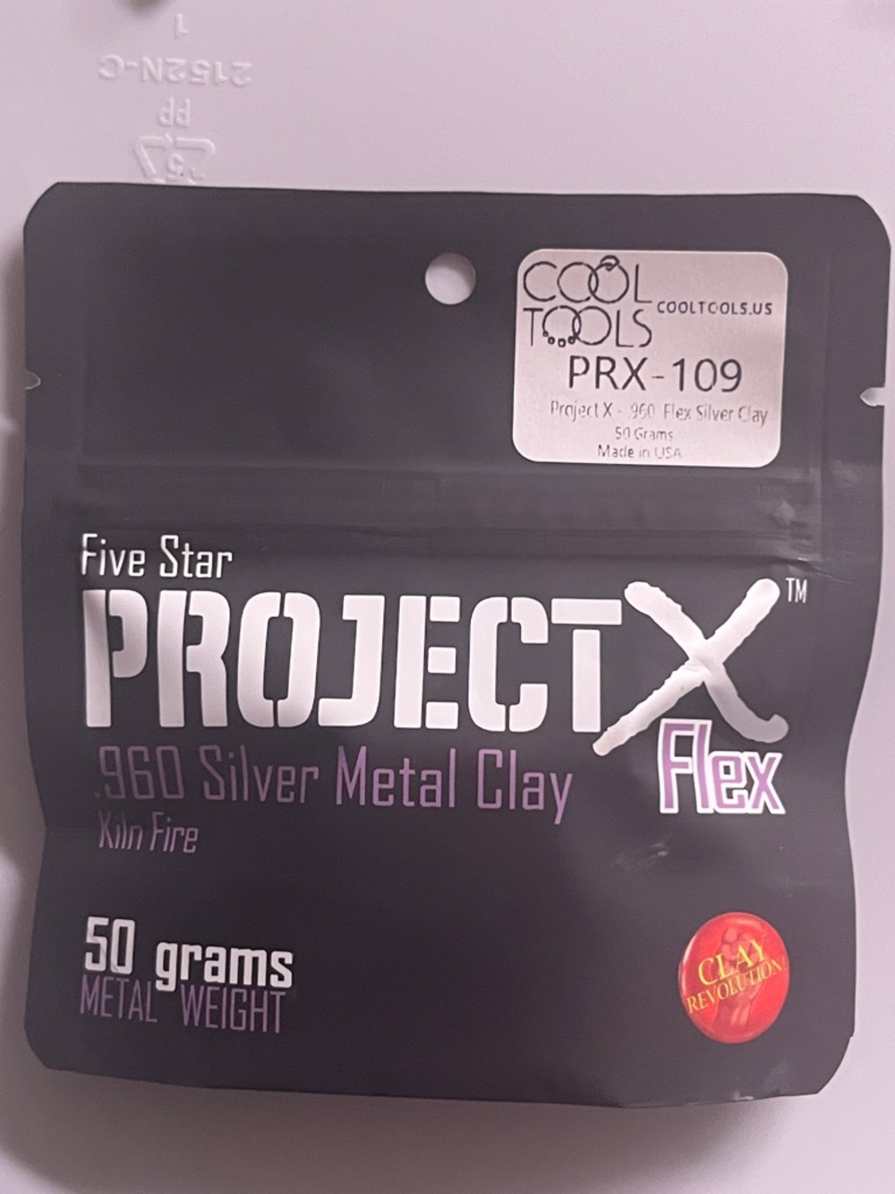 Flex 960 Silver Metal Clay - 50 grams